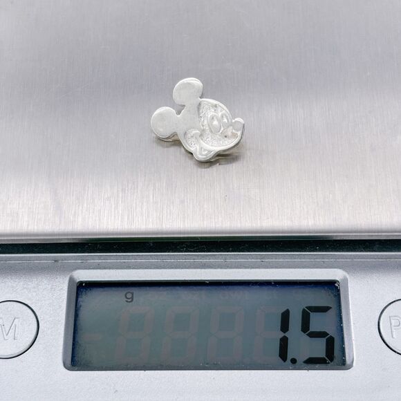 Vintage Disney Sterling Silver 925 Mickey Mouse Head Charm - Picture 6 of 6